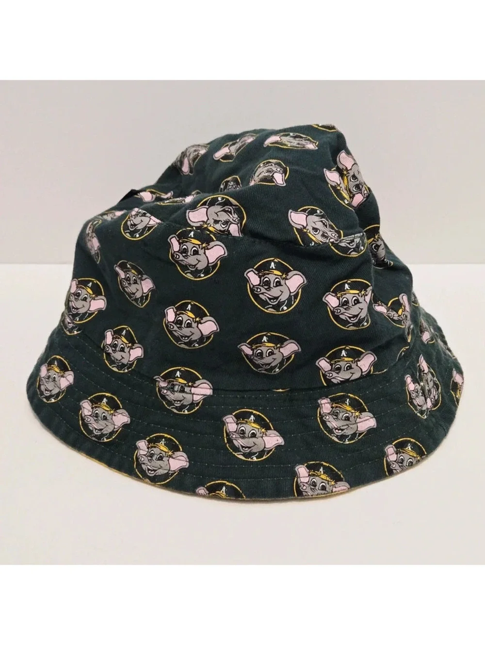Oakland Athletics A's Kids Reversible Bucket Hat Melonwear MLB Baseball Rare HTF